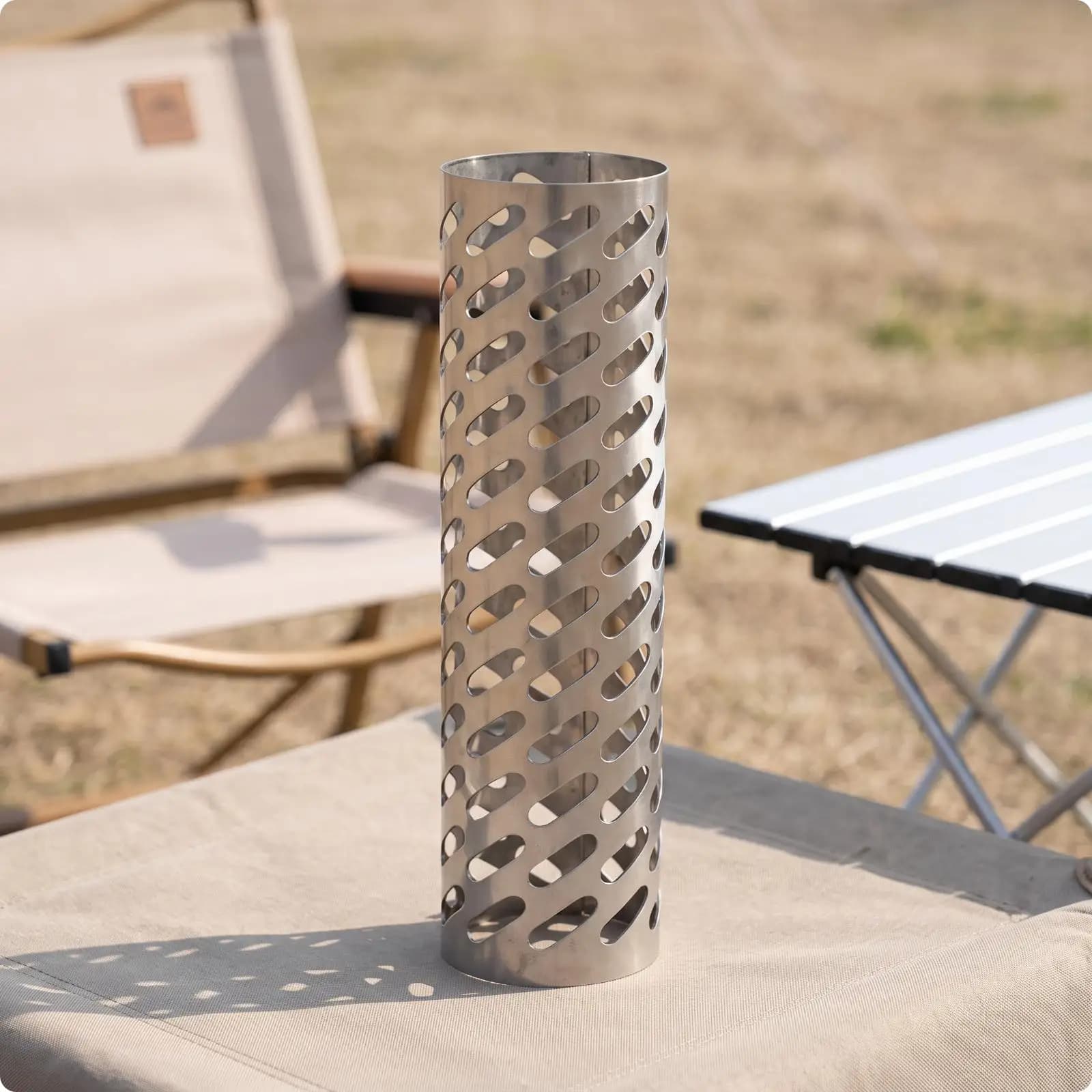 Heat Resistant Stove Pipe Mesh for Camping Gas Burner Anti-scald Cover for Outdoor Cooking Chimney Ventilation