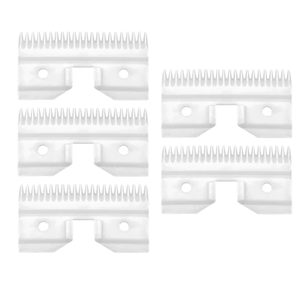 Lama di ricambio per animali domestici in ceramica grossolana da 5 pezzi compatibile con Andis 64440, serie Oster A5 e Walh KM, 22 denti
