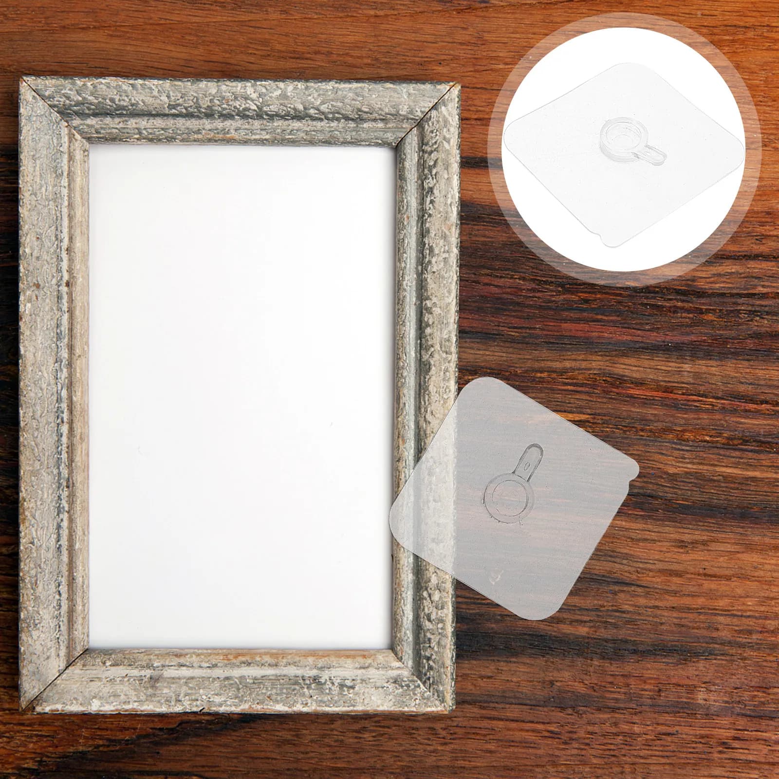 8Pcs Clear Wall Hooks for Tiles Strong Adhesive Plastic Picture Frame Hangers Easy Install No Nails Needed Home Decor Hanging