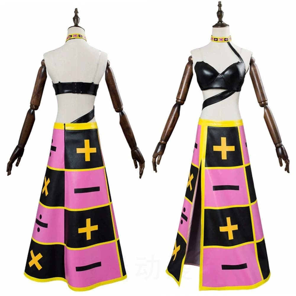 Costume da Cosplay di Trish Una dell'Anime Spice Girl, Abito Elegante da Donna per Feste, Outfit per Halloween e Carnevale