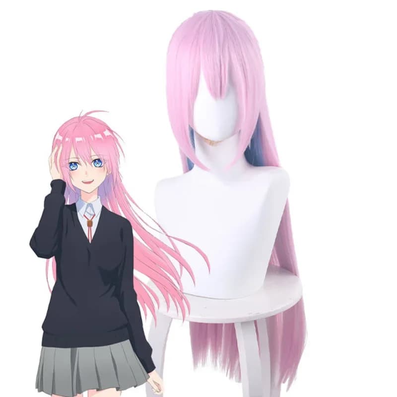 Nuovo Anime Shikimori's Not Just A Cutie Parrucca Shikimori Micchon Cosplay Rosa Blu Parrucca Capelli Lunghi Lisci Parrucca Gratuita Cap Fibra di Capelli