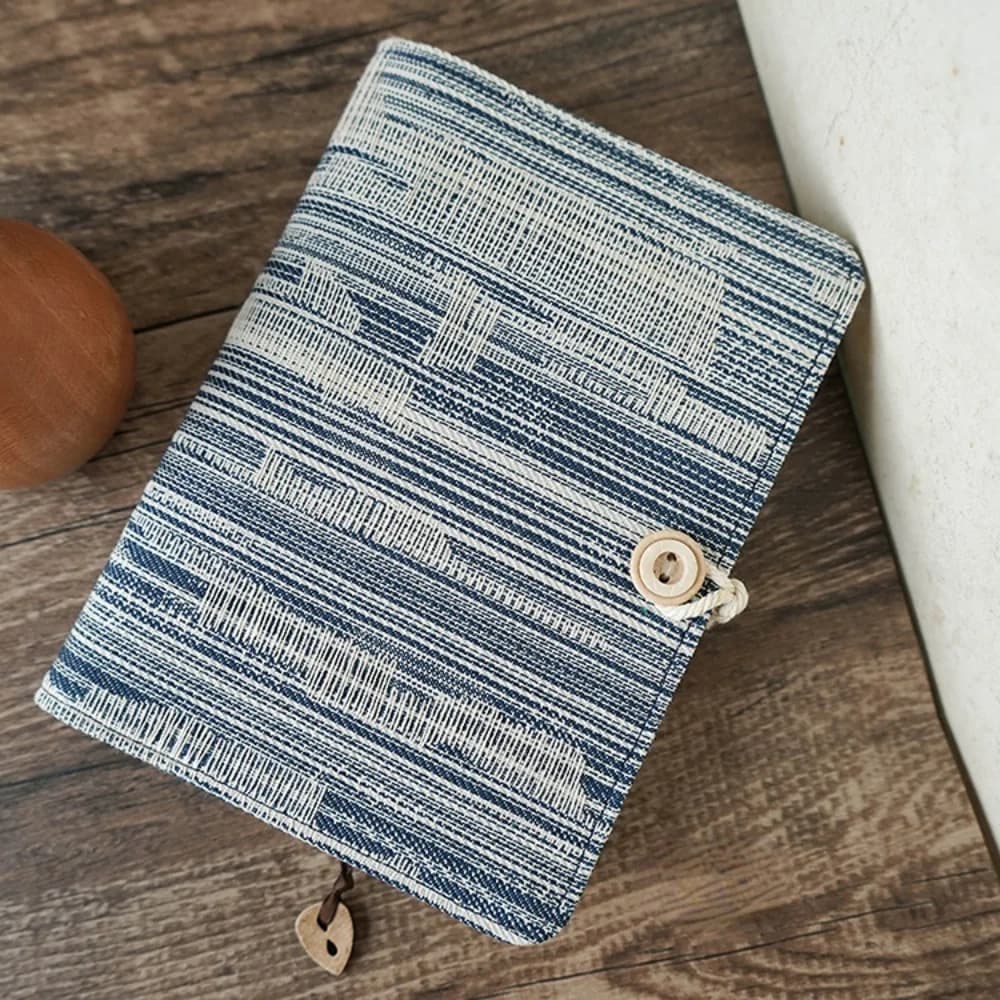 Raccoglitore in cotone a fogli mobili A5 / A6 Diario per notebook Copertina per artista Moterm Anello Planner Organizzatore Regali per ragazze Fatti a mano