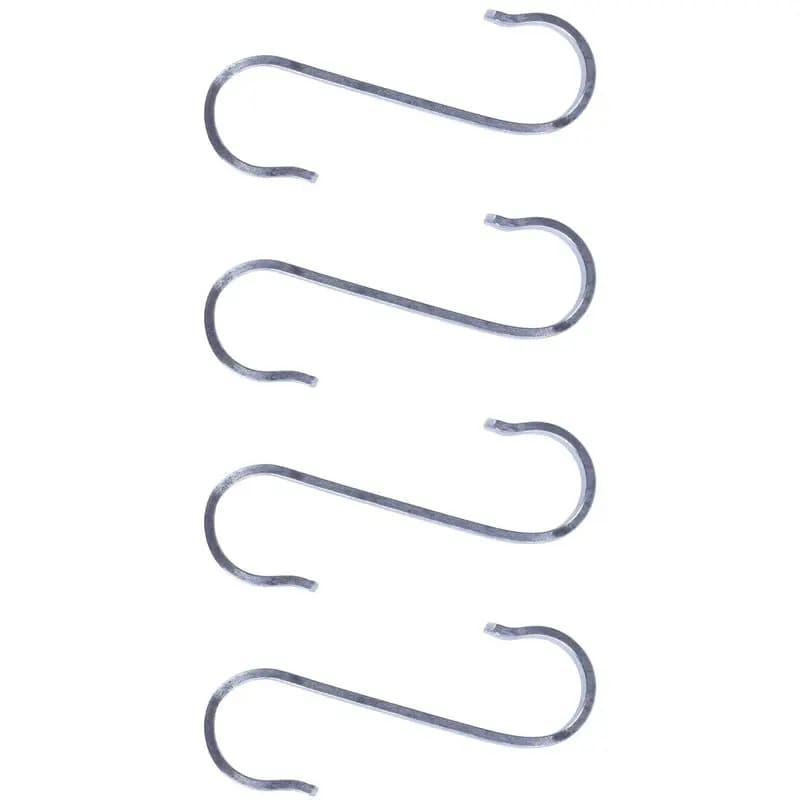 RABIT AS59~ 4X Ganci a S in Acciaio Inox, Potenti Appendiabiti da Cucina, Supporto per Vestiti, 19X19mm