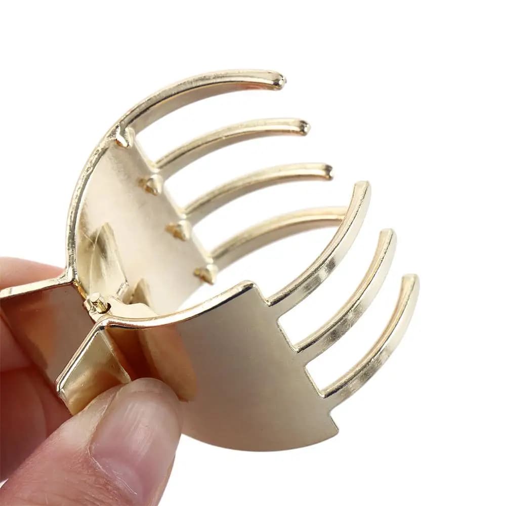 Simple Elegant Korean All-match Female Girls Metal Hair Claw Grasping Clip Hair Clip Hair Accessories