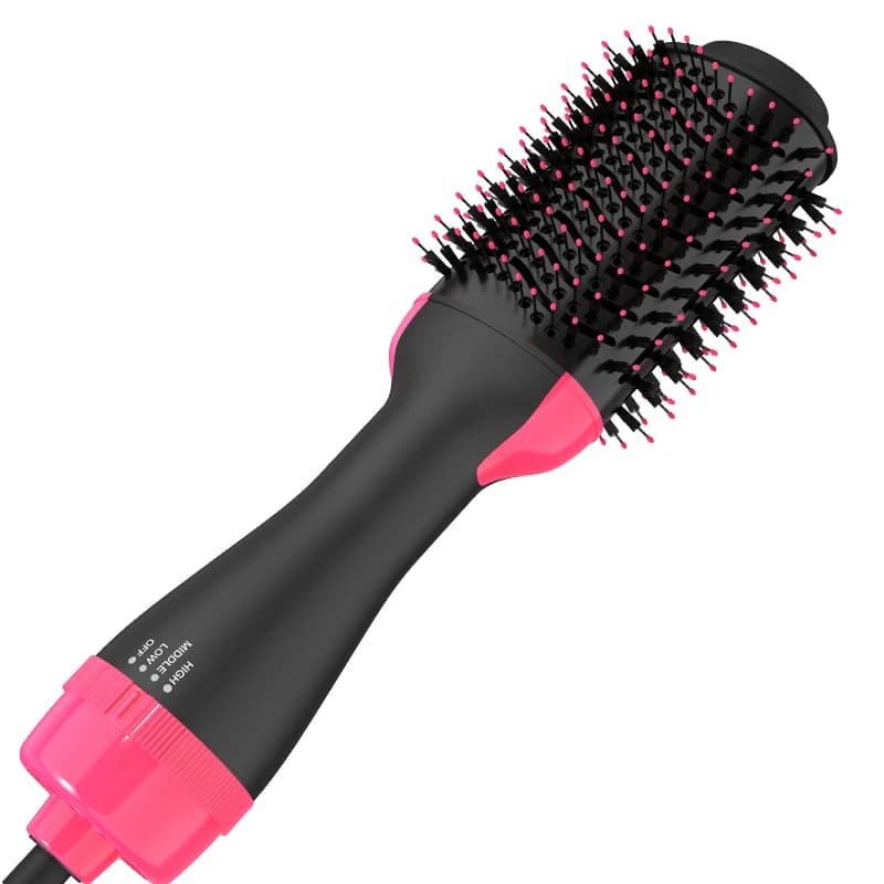 LISAPRO 2 IN 1 Hairdryer and volumizing in one step Hair brush Hot air brush Bigodino for hair Beauty and health Styling