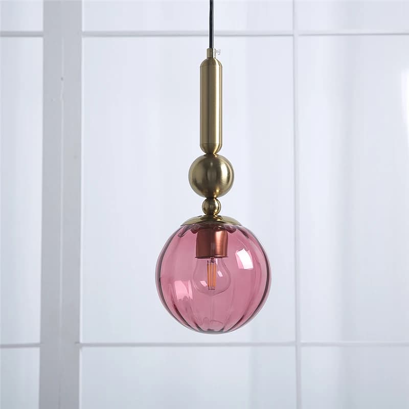 Modern Glass Pendant Lights Led Hanging Lamps Nordic Minimalist Restaurant Bar Bedroom Bedside Lighting Fixture Suspension Light