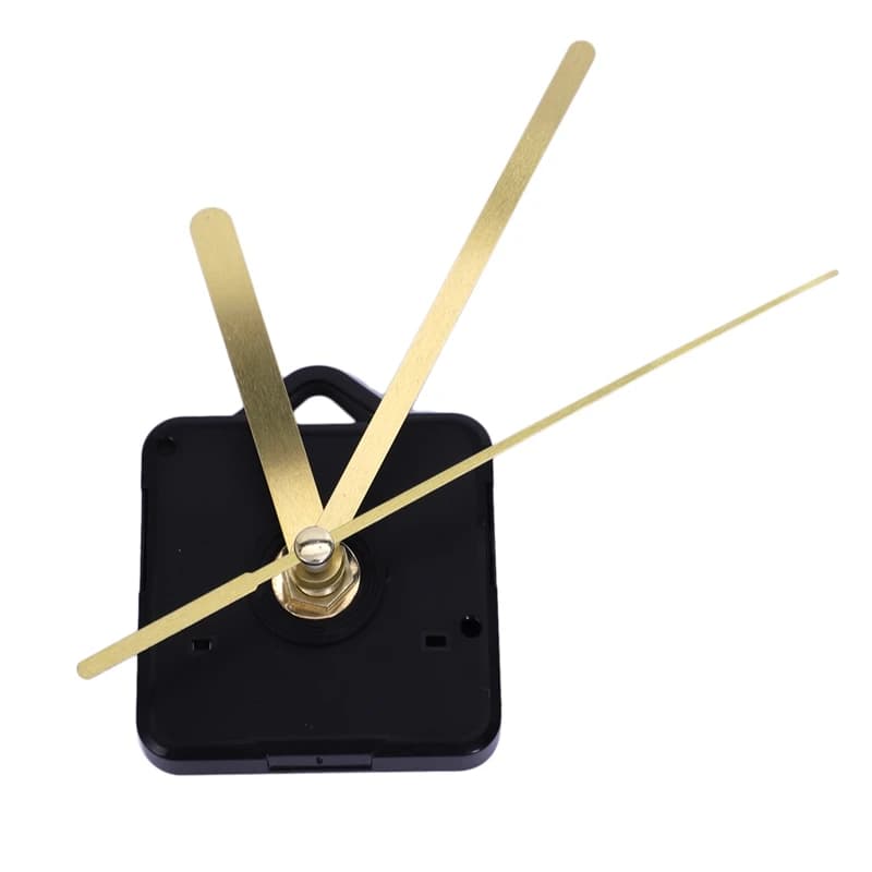 ABYN-1 Confezione di parti di ricambio per orologio da parete Meccanismo di movimento a pendolo Motore per orologio al quarzo con lancette e kit di raccordi