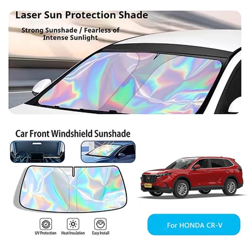 Foldable Front Windshield Sun Shade For HONDA CR-V Reflective Sun Protection Cover car sunshade front window