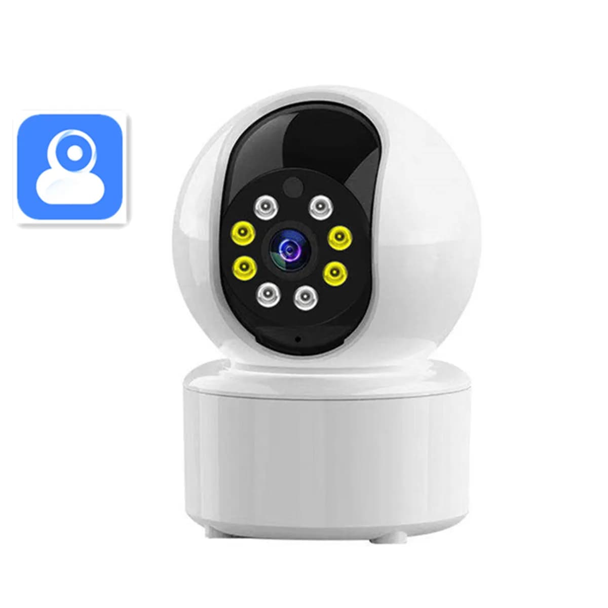 2MP 1080P YILOT App 2.4G e 5G Dual Band WIFI Telecamera dome IP PTZ a colori AI Rilevazione umanoide Sicurezza CCTV Baby Monitor
