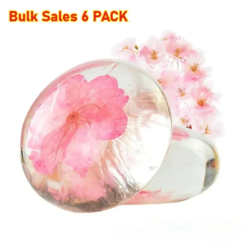 Pack of 6 Handicraft Flavors with Amino Acids, 80g X 6 Pieces, Transparent Flavour with True Flowers, Combo Offer