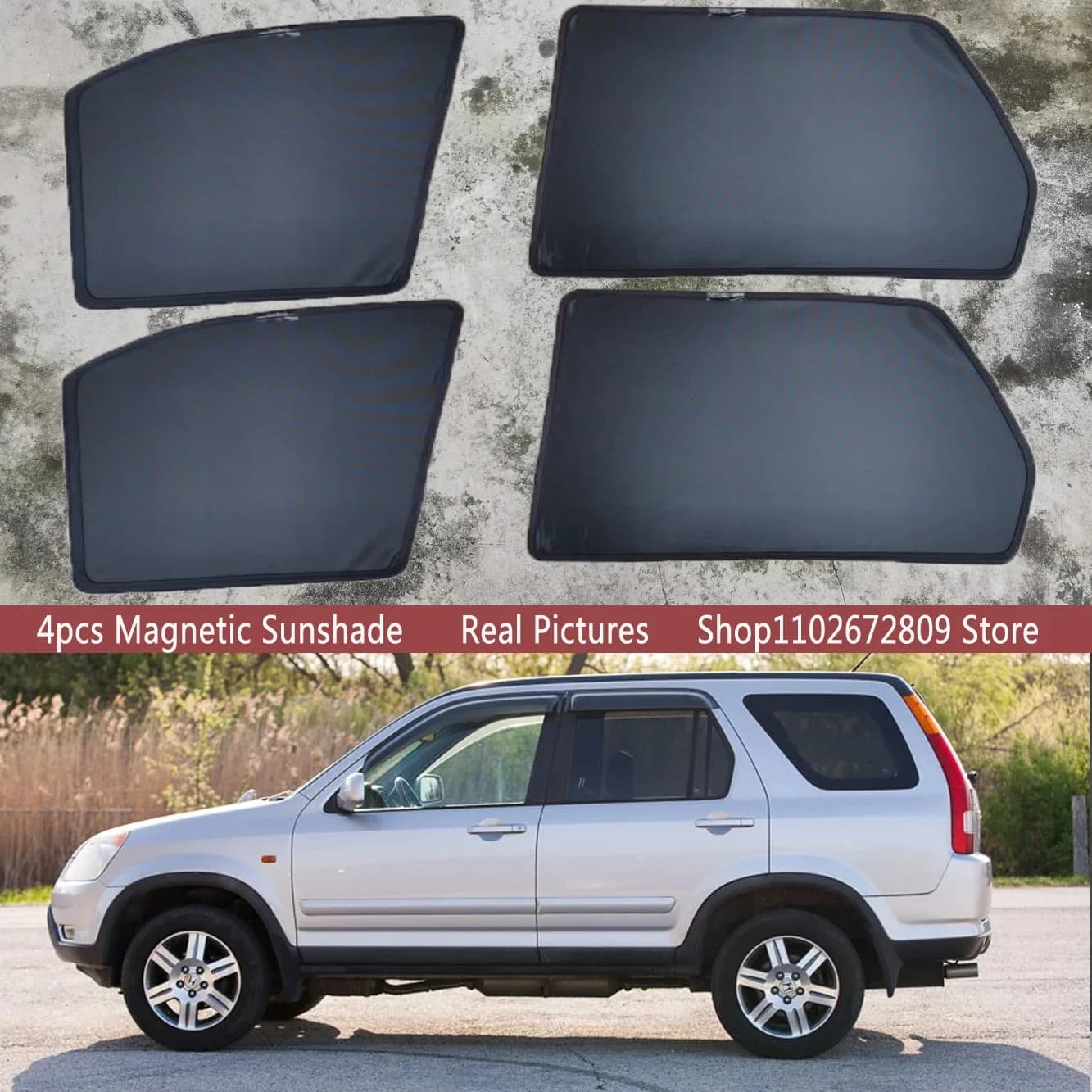 Parasole Magnetico per Auto, Tendina Parasole per Parabrezza Anteriore per Honda CR-V CRV 2a Gen 2002 - 2006 2003, Accessori