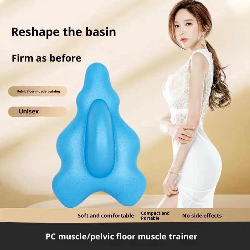 Massaggiatore per allenamento Kegel Riparazione Cuscino morbido Allenatore muscolare del pavimento pelvico Allenatore ergonomico per vescica Kegel
