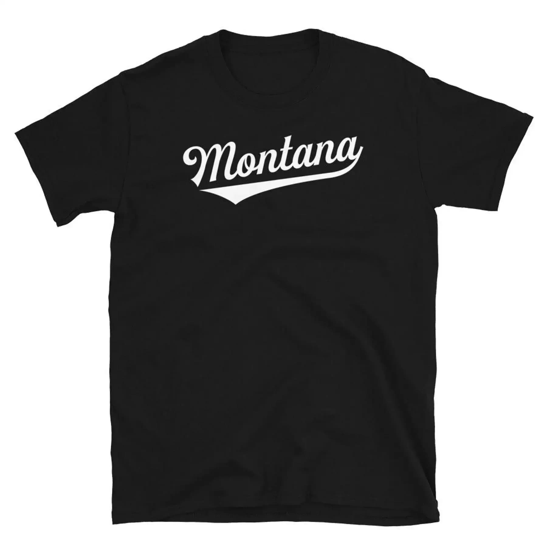 Retro State of Montana Big Sky Country Helena Short Sleeve Unisex T Shirt