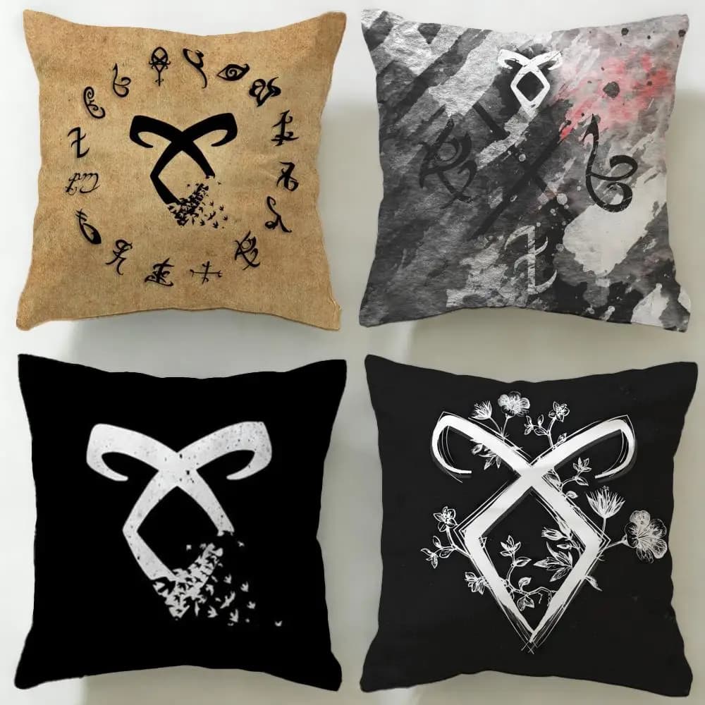 Fodera per cuscino della serie televisiva classica Shadowhunters, morbida e facile da lavare – versatile per divano, letto, viaggi e ufficio