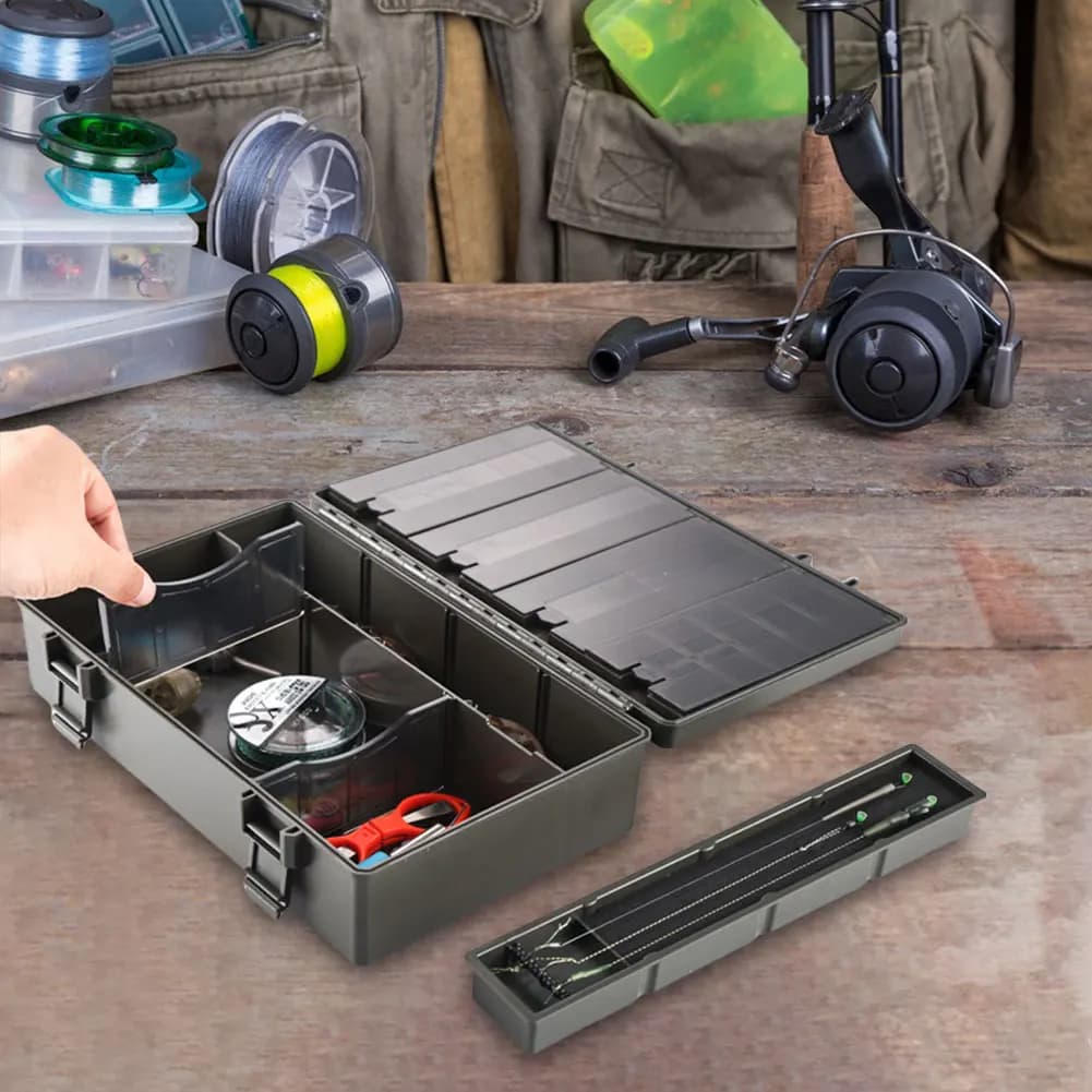 Box for Carpet Ames and Hair Rig Mounts, Fishing Accessories Container, Fishing Tool Box