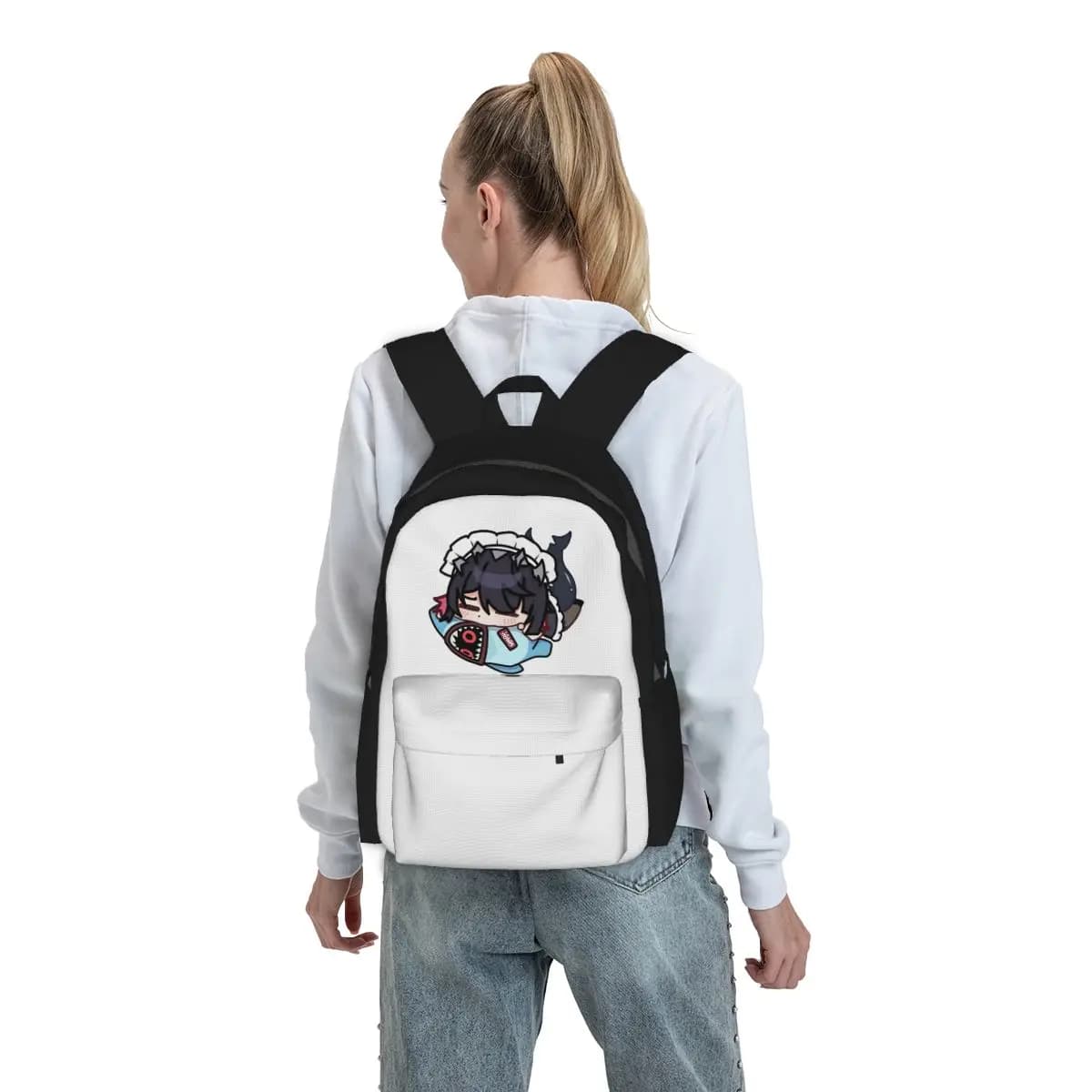 Zaino Originale di Ellen Joe Guzi Ispirato all'Animazione Zenless Zone Zero, Borsa per Libri per Ragazzi e Ragazze, Zaino Scolastico per Bambini, Borsa a Tracolla per Laptop