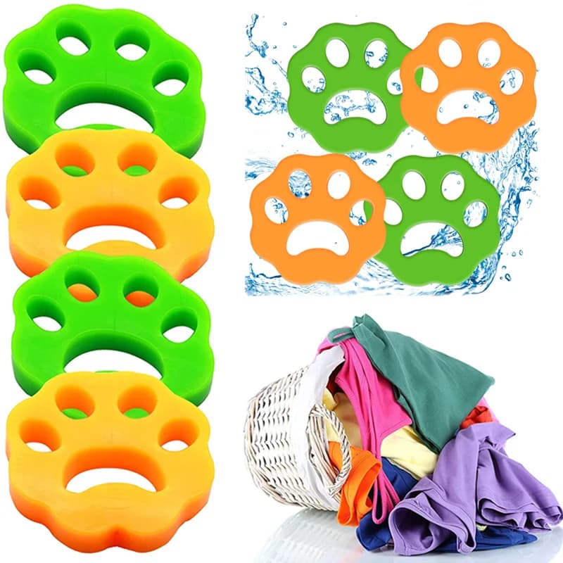 2/4PCS Pet Hair Remover Lavatrice Rimozione Dei Capelli Riutilizzabile Gatto Cane Pelliccia Pelucchi Rimozione Dei Capelli Vestiti Asciugatrice Pulizia Strumenti di Lavanderia
