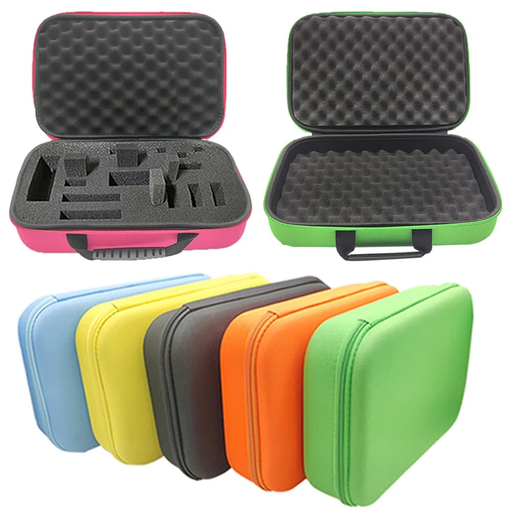 Bag holders in Eva Tool bag Waterproof Oxford fabric bag with zipper Anti-shocket box Organizer for fishing gear Case for camera