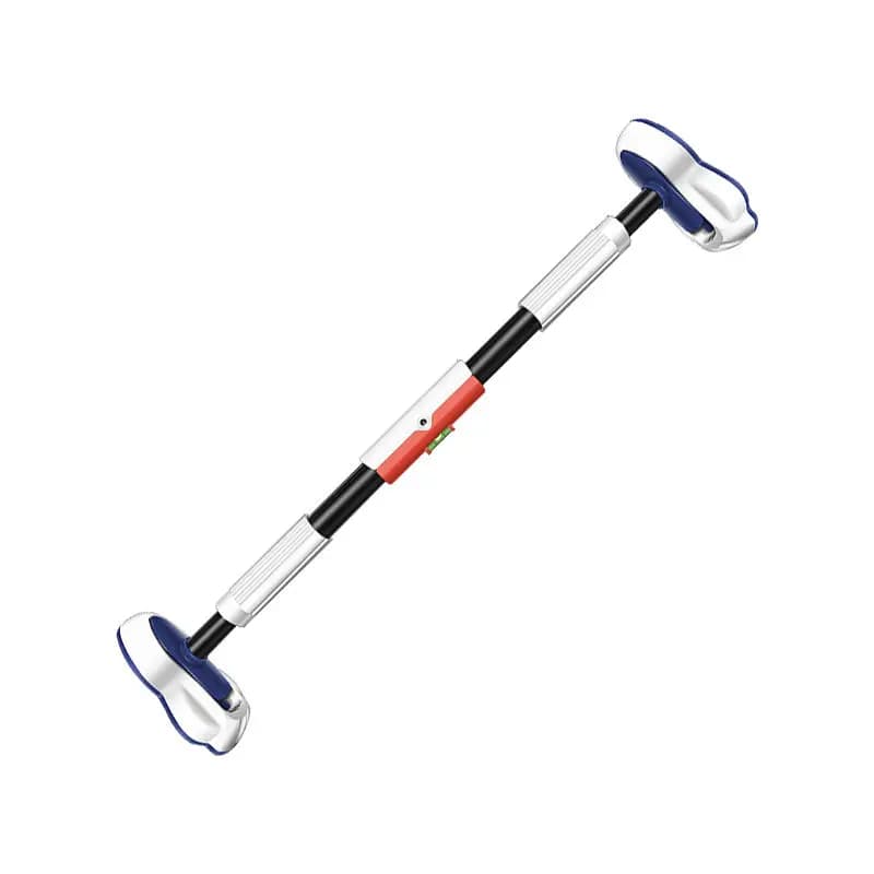 Fitness equipment for home exercises with adjustable traction bar for wall/port