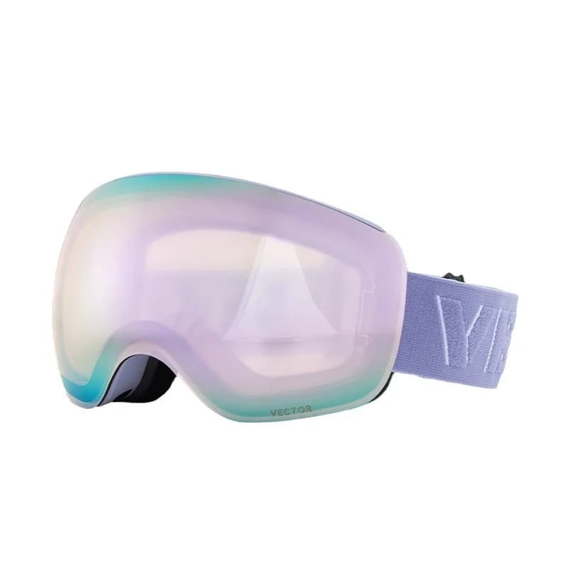 Occhiali da sci Occhiali da neve magnetici antiappannamento a doppio strato per bambini Casco Occhiali da neve antigraffio