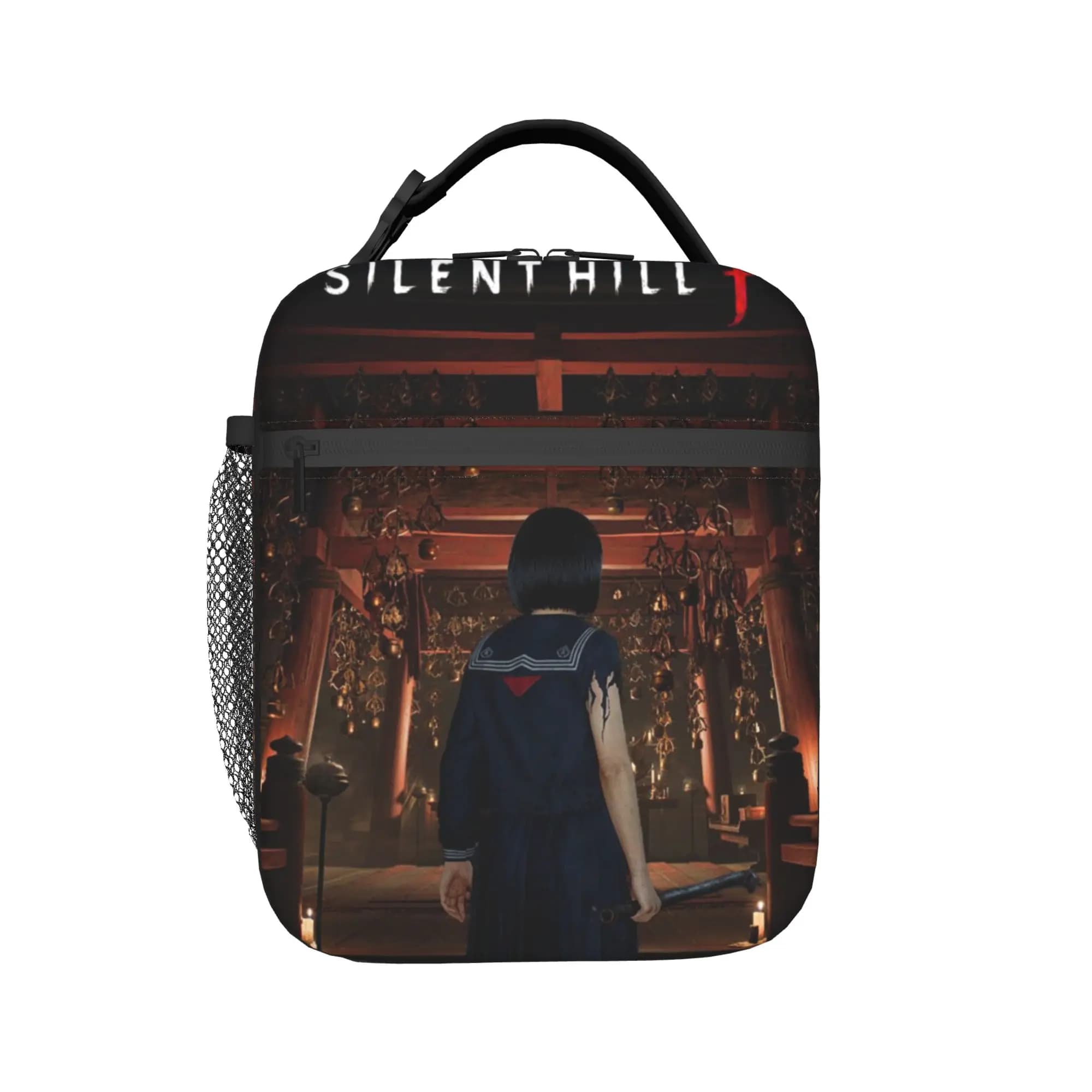 Borse termiche per il pranzo Silent Hill F Horror Game per uomini e donne, borse per alimenti, contenitori termici portatili per il pranzo, per viaggiare