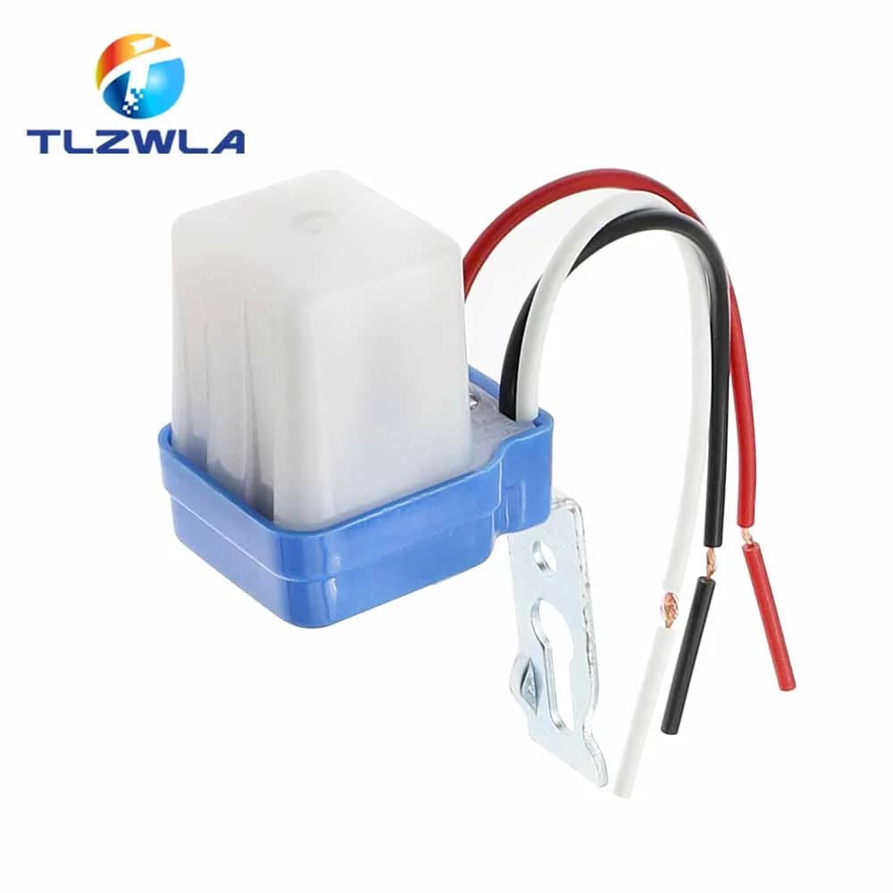 1 pz AS-10 lampione interruttore a luce 10A AC220V interruttore a induzione automatica impermeabile AS10