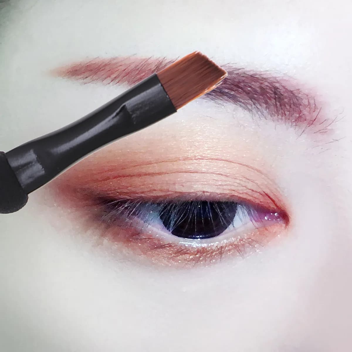 20 pennelli per sopracciglia e labbra a doppia punta, applicatori per ombretto con punte in schiuma densa, scorrevoli e portatili, pennelli per trucco da donna