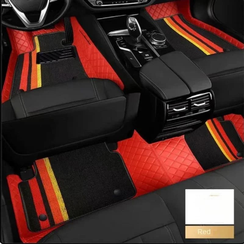 Customized Style Luxury Double Layer Car Floor Mat for BMW 3 Series E36 1990-2000 E46 E90 E92 Coupe E93 Interior Details