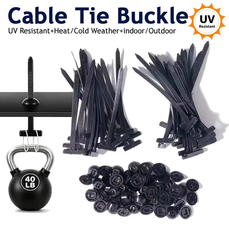 1-1000pcs Car Universal Cable Tie Buckle Nylon Self-Locking Heavy Duty Zip Ties Engine Guard Mudguard Fixing Fastener