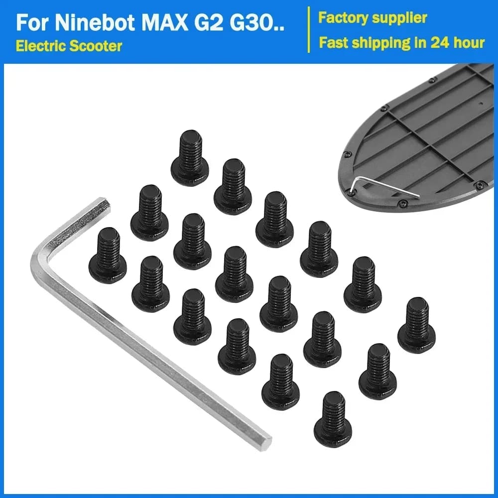 Viti del coperchio della batteria inferiore per Ninebot MAX G2 G65 G30 G30LP G30D Vite per scooter elettrico con strumenti Accessori di ricambio Parte