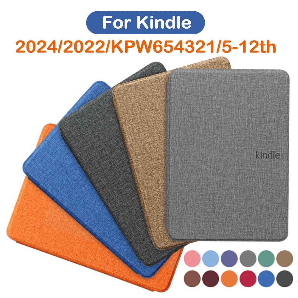 Kindle Case 2024 2022 2021 Paperwhite Colorsoft 1 2 3 5 6 10th 11th 12th Generation 6 6.8 7 inch Magnetic Case Cover Shell