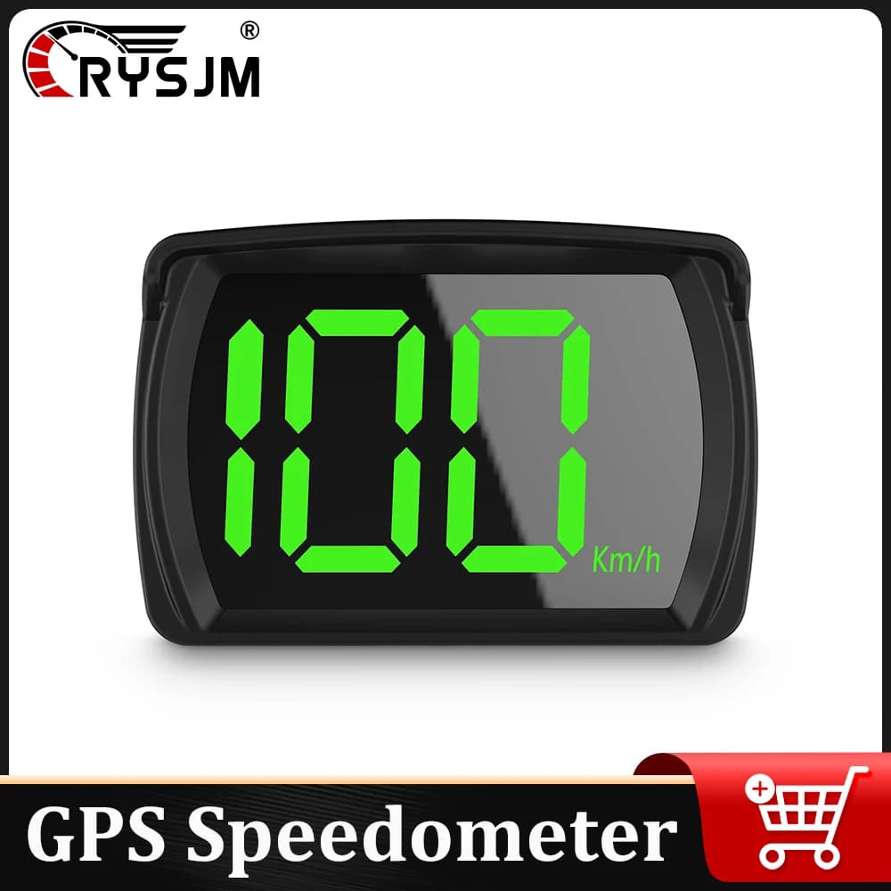 Y03 GPS per auto Head Up Display Km/h Tachimetro MPH Proiettore digitale universale Misuratore di velocità per caratteri grandi Visualizzatore elettronico automatico