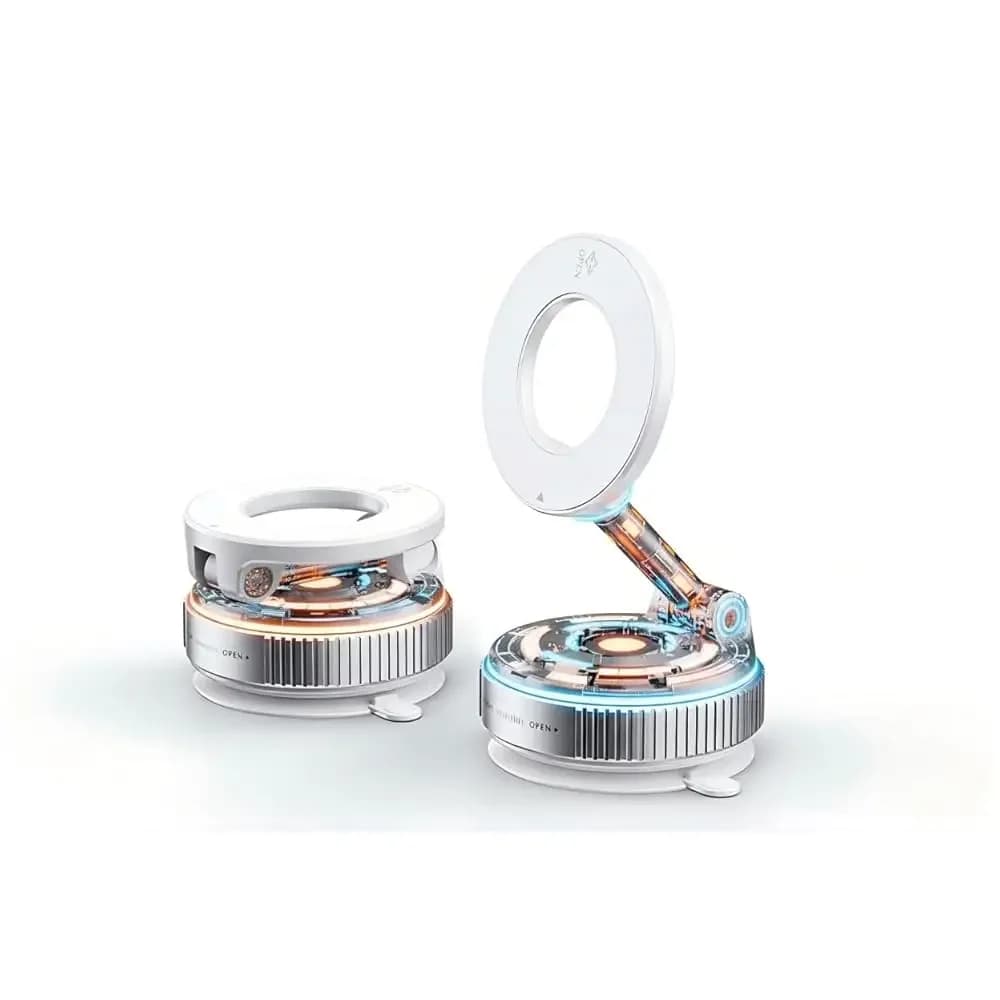 360 ° Supporto Magnetico Regolabile per Telefono da Auto, Forte Ventosa a Vuoto, Supporto Universale per Telefono per Auto, Parabrezza, Cruscotto, K