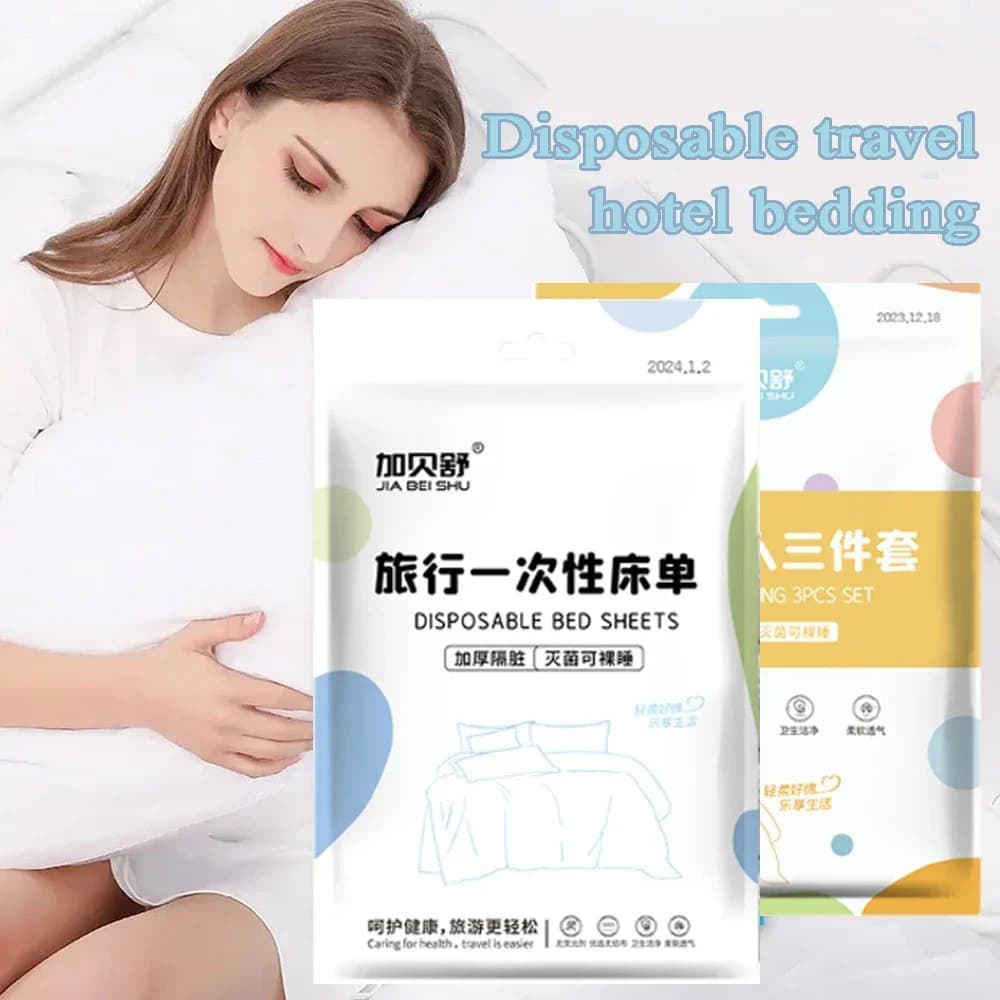 Disposable Sheet Set Towel Cover for Hotel Bed linen Dirt-proof Federa Bed linen Dirty cover Dirty Travel Laptop Essential