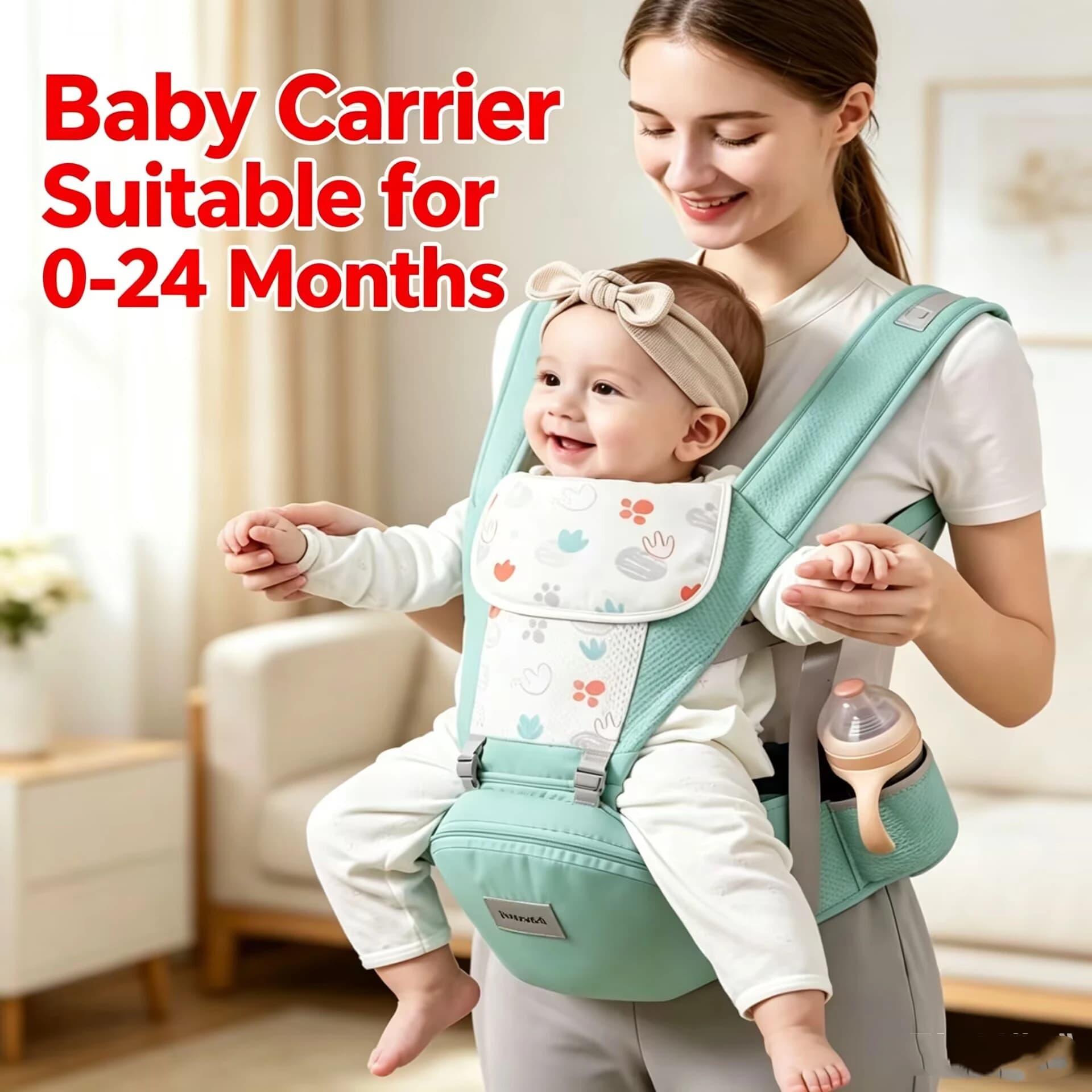0-24 months Children Wrap Carrier Comfortable Baby Carrier Multi-functional Kids Hipseat Travel Infant Sling Front Facing Pad