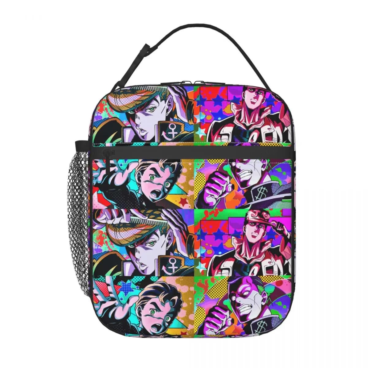 Borsa termica per il pranzo personalizzata JoJoes Anime, borsa termica portatile per donna, per viaggi e campeggio all'aperto, borsa multifunzione per alimenti