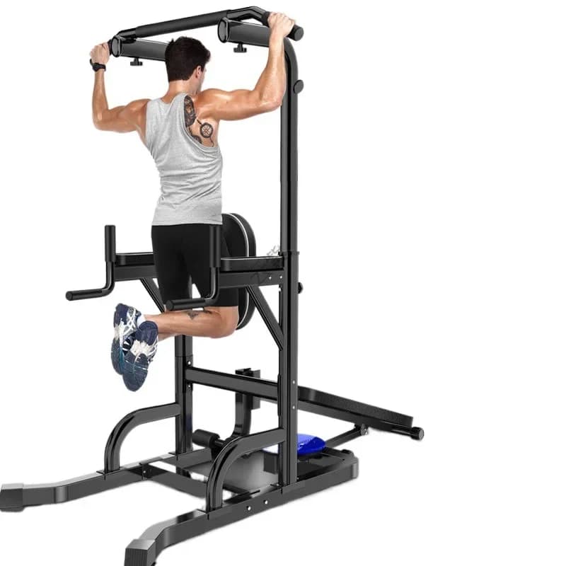 Fitness equipment with sit-up training stool with horizontal bar for multifunctional pull-up interior