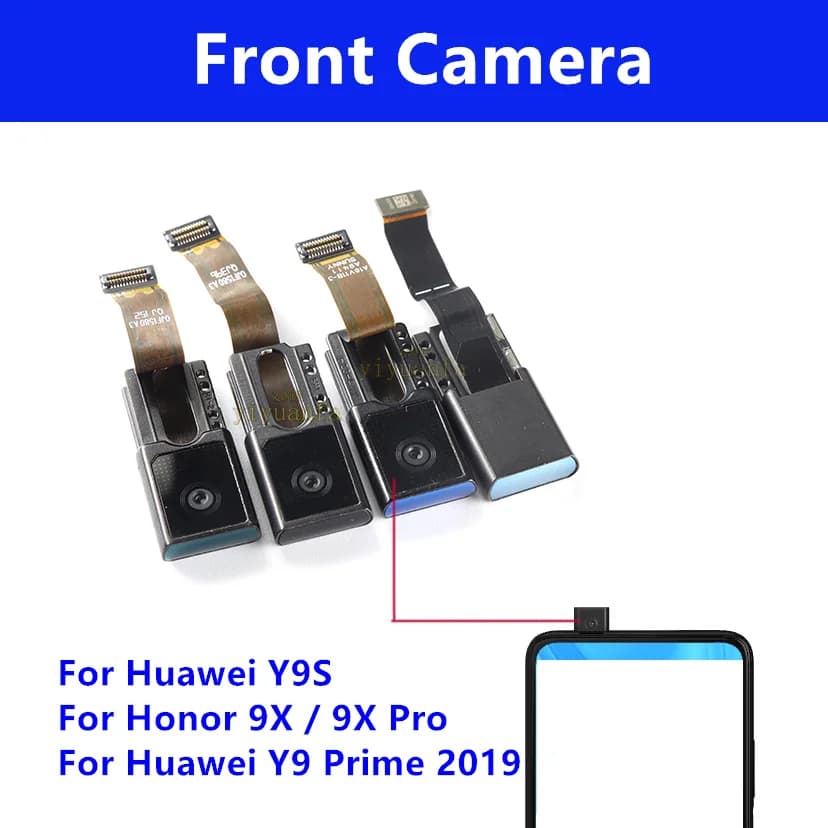 Fotocamera anteriore per Huawei Y9S per Honor 9X Pro Selfie Frontal Main face Small Camera Module Flex sostituzione riparazione pezzi di ricambio
