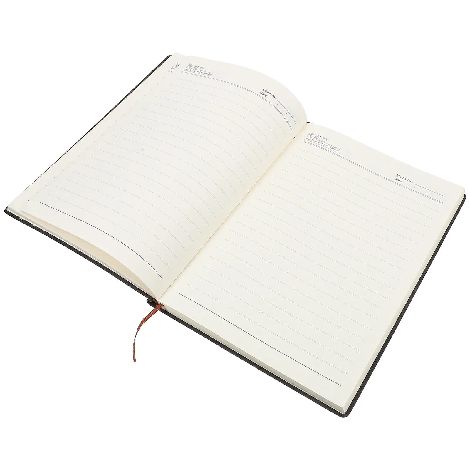 A5 Portable Planner Notebook with Artificial Cover Monthly Weekly Daily Scheduling Journal Notebook for Students
