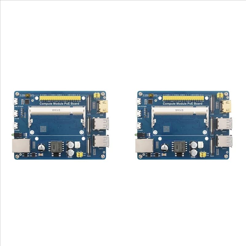 Ingenious-2X Poe Card Compute Module For Raspberry Pi CM4S CM3 3Lite 3+ 3+Lite Core Board Series Compute Module Expansion Card