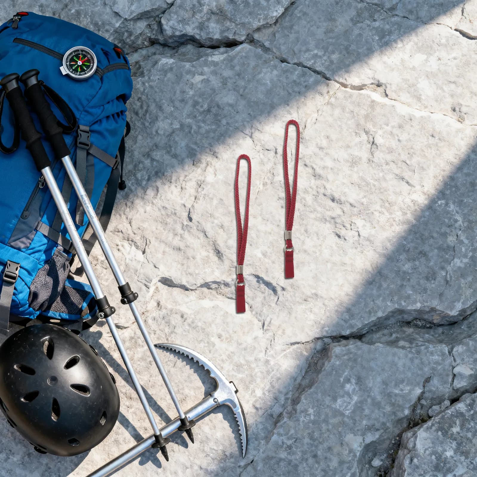 4 Pezzi Cinturino da Polso per Bastone da Passeggio, Cordino di Sicurezza per Escursionismo, Trekking, Bastoni da Trekking, Sicurezza per Anziani, Impugnatura Confortevole, Fascia da Polso per Bastoni