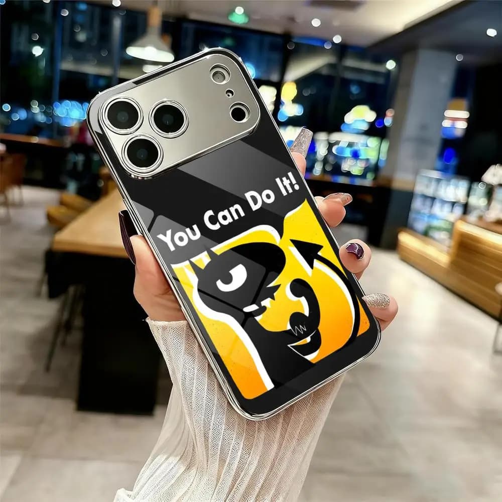 Anime D-Disenchantment Phone Case for iPhone 17 16 15 14 13 12 Pro Max, with galvanized metal bumper