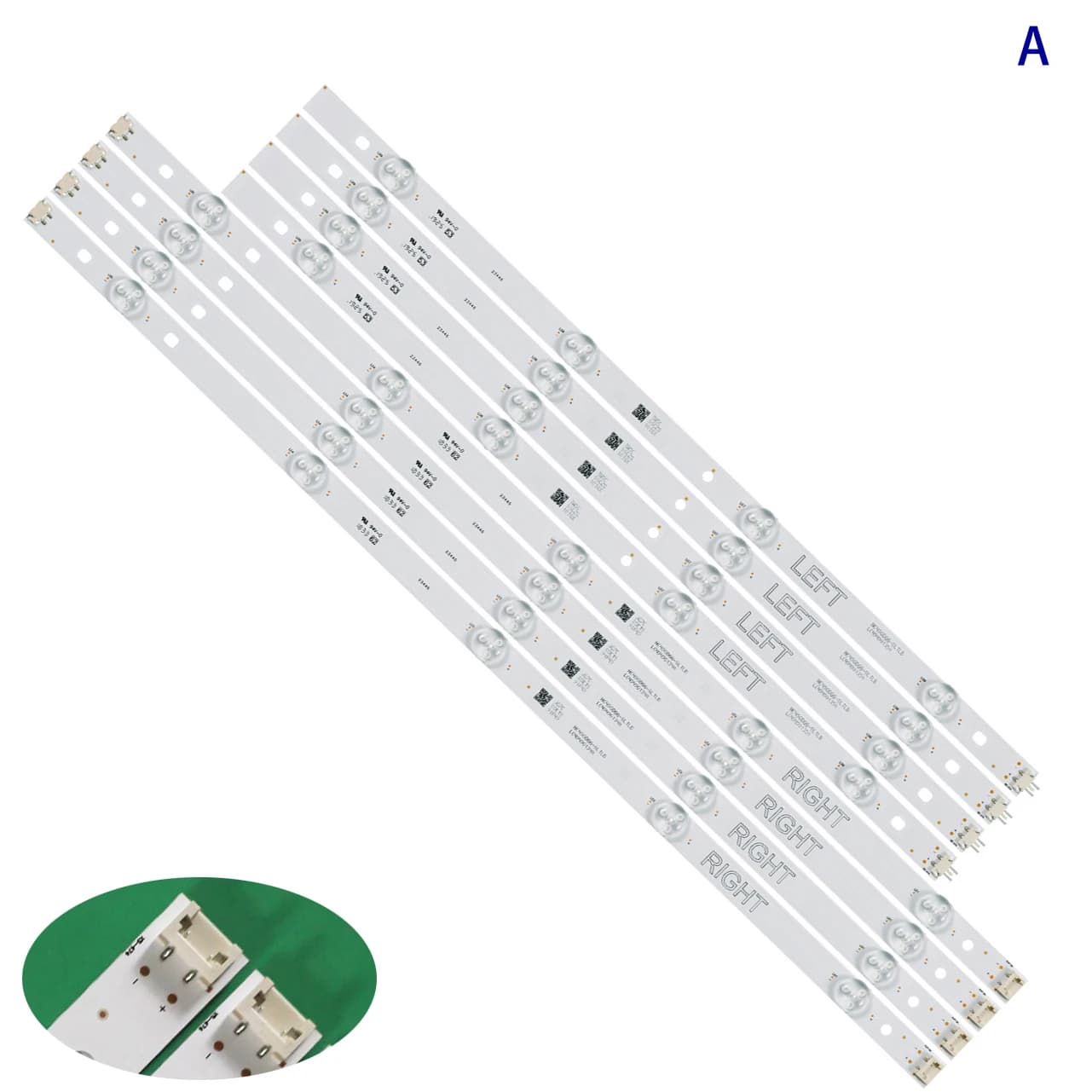 LED backlight strip for 49UF640V 49LG61CH 49UH610A 49LJ5500 49UH610V HC490DUN-SLTL1-A19X HC490DGG-SLTL7-A191 NC490DUE-ABFX1-41