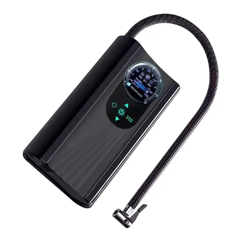 Compressore d'aria elettrico ABEZ 12V ad alta precisione per gonfiaggio rapido pneumatici auto, ricambi auto