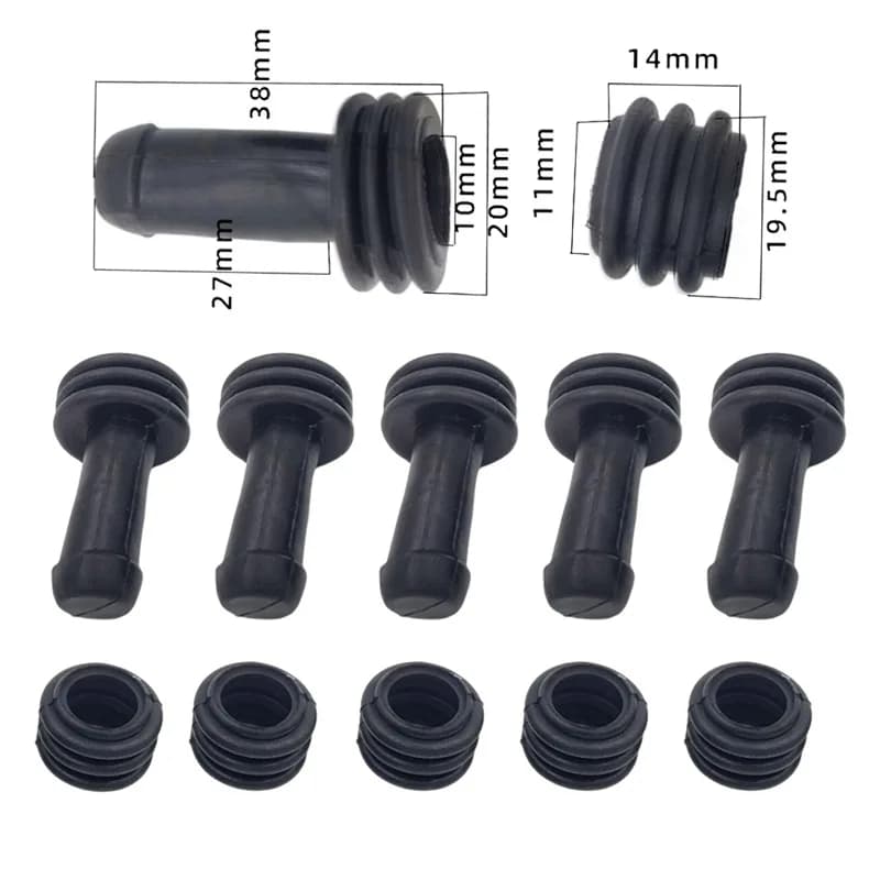 Rubber Dust Cover for Higher and Lower Brake Pump, Brake Grip, Shock Absorber, for Disc Brake Pump AG, Waterproof Mat, Motorcycle Parts