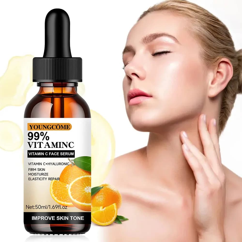 The essence for the face to vitamin C contains hyaluronic acid Vitamin C Removing dark spots Reparation moisturizing Essence anti-aging Face skin
