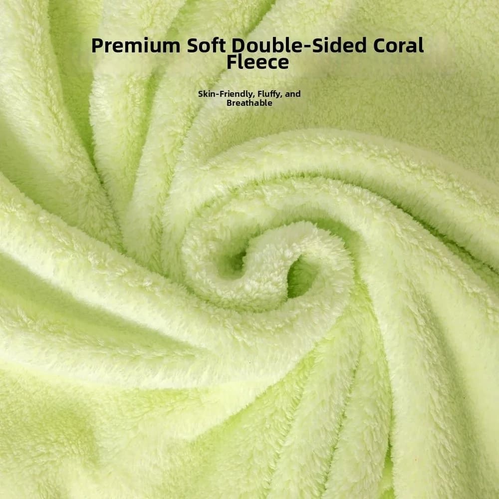 Super Absorbent Bathrobe for Dogs with Coral Pile Hood, Adjustable towel for Dogs and Cats, Soft and Hot in Microfiber