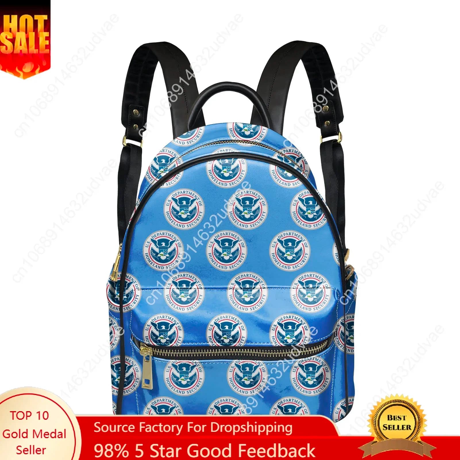 Homeland Security Investigations Backpack Womens Men Knapsack Personalized Shoulder Bag Business Bookbag Rucksack Gift Daypack