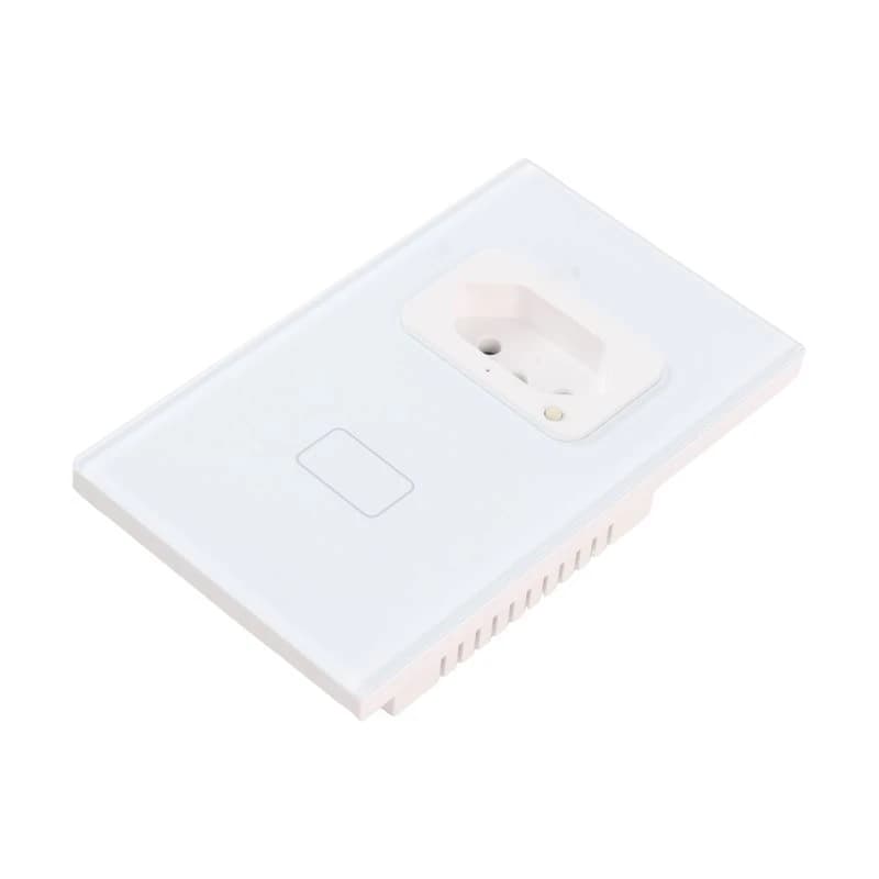 ABFN-Tuya Wifi Smart Light Switch With Socket Brazil BR Plug