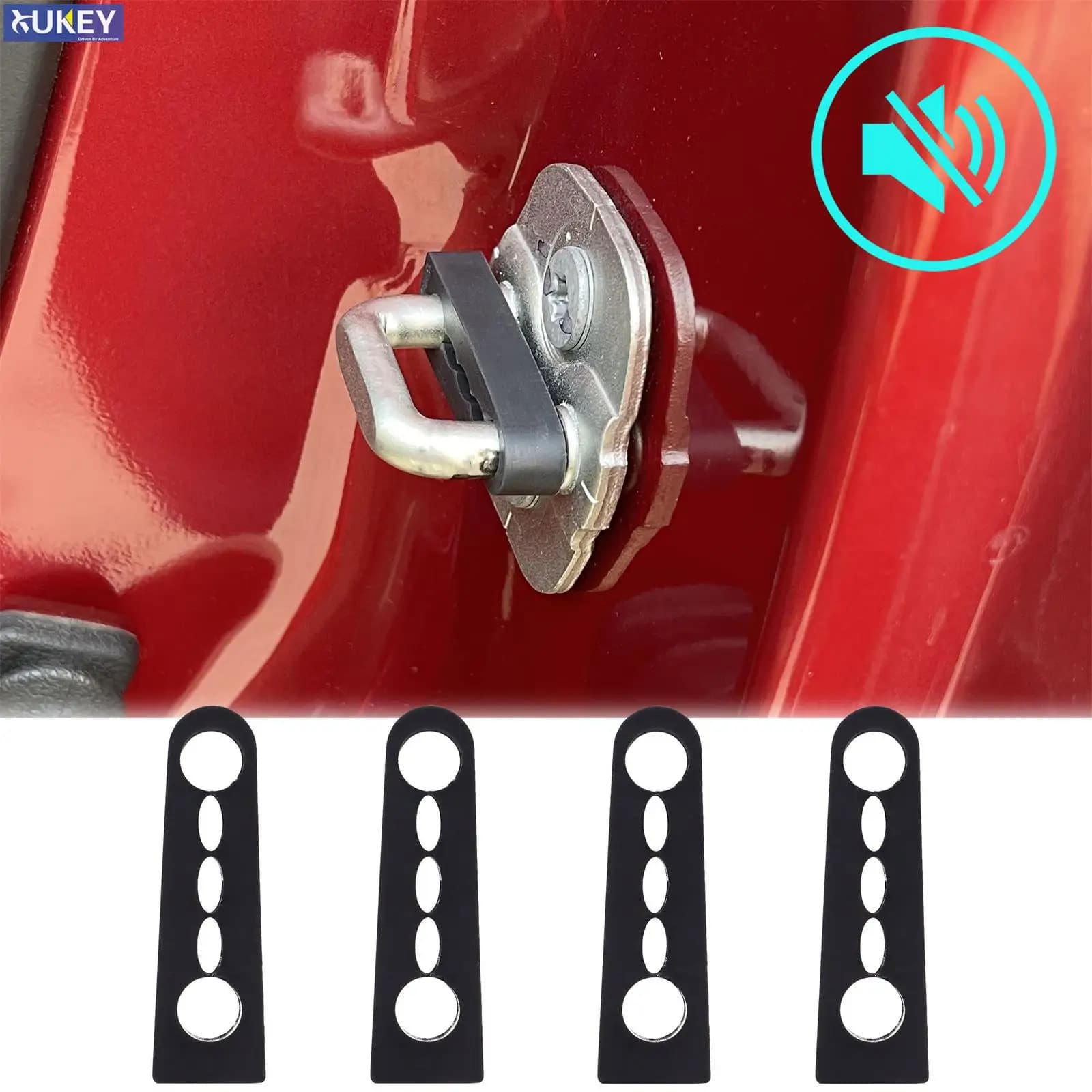 Serranda tampone serratura porta per Nissan Qashqai X-Trail Tiida Juke Note Rogue NV200 Murano Sordo Creaking Noise Seal Stopper Deadener